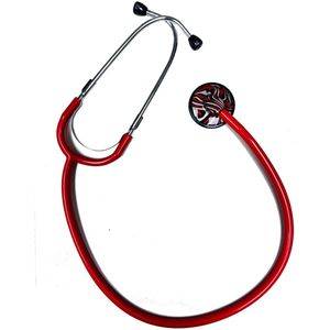 Hospitrix Stethoscoop SB55 Rood - MDR Gecertificeerd - Verpleegkundige Accessoires - Verpleegkundige Cadeau