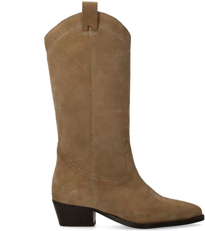 Sacha - Cowboylaarzen - Beige - Suède