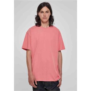 Urban Classics - Heavy Oversized Heren T-shirt - XL - Roze