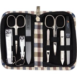 Manicureset - Professionele Manicure Set & Pedicureset met Nagelvijl & Nageltang – Nagelset met Nagelschaartje & Huidverzorging – Manicure Etui - Nagelknipper - behandeling nagels en huid