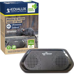 ULTRASONIC DEFEND MUIZEN EN RATTEN / SOURIS ET RATS INDOOR & OUTDOOR 1 stk/pce