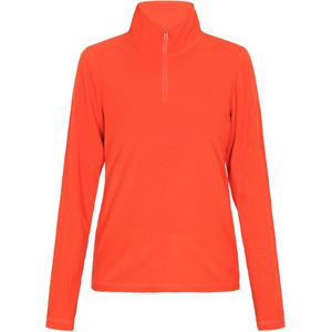 MYMO - Schipperstruien - Oranje - Fleece - Extra Lange Mouwen - Ritssluiting