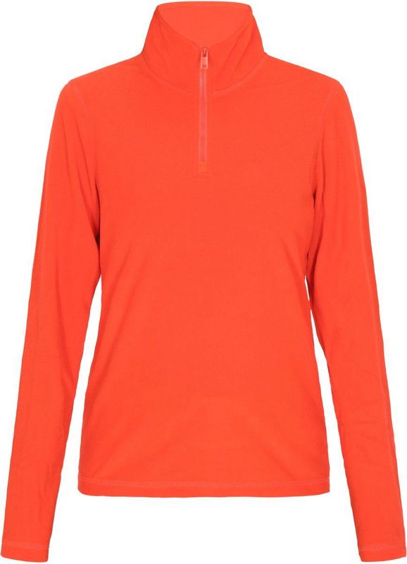 MYMO - Schipperstruien - Oranje - Fleece - Extra Lange Mouwen - Ritssluiting