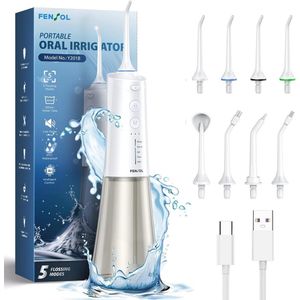 Draadloze Water Flosser voor Diepe Tandenreiniging - 5 Modi, 300ML Capaciteit