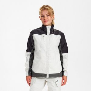 Engel Entire werkjack met 2-weg stretch voor dames 1333-144 - Bone White / Anthracite Grey - M