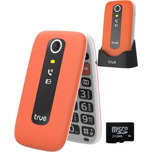 Mobiele Telefoon voor Senioren met 2,8 Inch Kleurendisplay, Grote Toetsen, Stappenteller, Valalarm en SOS-knop