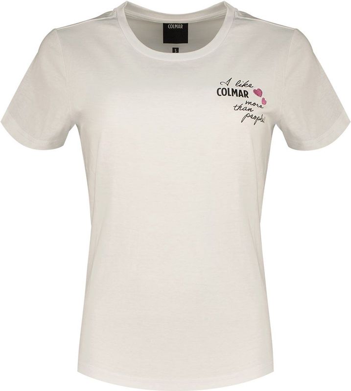 Colmar 86646zf T-shirt Met Korte Mouwen Wit S Vrouw