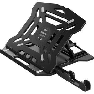 Iggual - RPSV17A - Laptopstandaard - Zwart - Ergonomisch en Verstelbaar