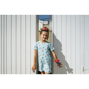 WOODY SLAAPKLEEDJE KREEFT TURQUOISE (4 jaar)