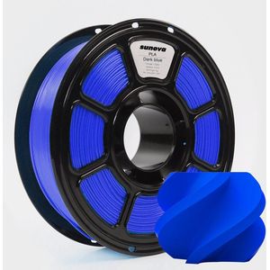 Sunova PLA Filament 3D drukmateriaal 3D Print Pla Filament 1.8KG Milieuvriendelijk Goede taaiheid Mix Kleur Generiek Pla-Donkerblauw