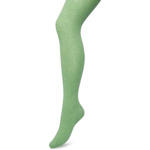 Bonnie Doon Biologisch Katoenen Maillot Dames Licht Groen maat 38/40 M - Uitstekende pasvorm - Gladde Naden - OEKO-TEX gecertificeerd - Bio Cotton Tights - Duurzaam Huidvriendelijk Bio Katoen - Lichtgroen Gemeleerd - Loden Frost Melee - BP051900.274