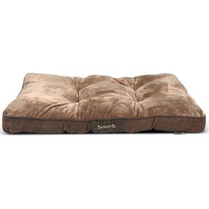 Scruffs Chester - Zachte Hondenmatras met Anti-Slip Onderzijde - Kleur: Bruin, Maat: Medium