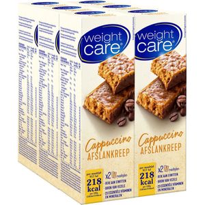 Weight Care Ontbijtreep Cappuccino - 6x2 stuks