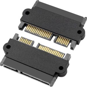 HDD-adapter 22-pins mannelijk naar 22-pins vrouwelijk voor 2.5 inch harde schijven - 2 stuks - SATA converter