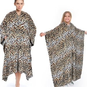 Draagbare deken poncho voor volwassenen, vrouwen, mannen, wikkeldeken, cape met tas, warm, zacht, gezellig, comfortabel, comfortabel, zonder mouwen, alle seizoenen