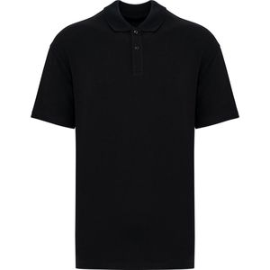 Native Spirit Ecologische herenpolo van piquétricot met afhangende schouders NS204 - Black - M