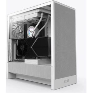 NZXT H5 Flow (2024) Wit - Midtowermodel ATX - wit