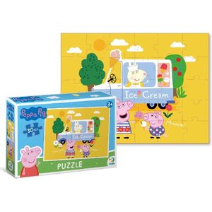 DODO Toys - Peppa Pig Puzzel - 30 stukjes - 20x27 cm - Peppa Pig speelgoed 3+ - Kinderpuzzel 3 jaar