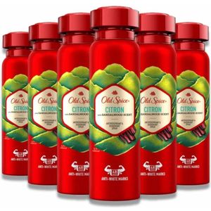 6x Old Spice Deo spray - 150ml - citron