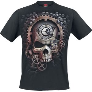 Spiral Reaper Time Heren T-shirt - zwart - XL
