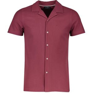 Hensen Overhemd - Slim Fit - Rood - L