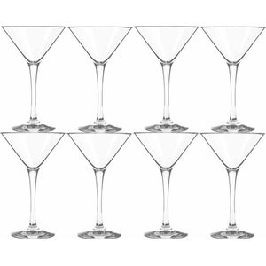 Royal Leerdam Cocktailglazen - 8x stuks - Martini - glas - 250 ml - Cosmopolitan/Margarita
