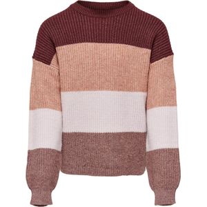 ONLY KOGSANDY L/S STRIPE PULLOVER KNT NOOS Dames Trui - Maat 122/128