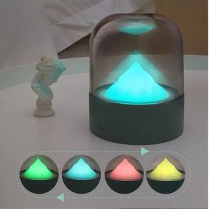 Draadloze Gloeilamp/Tafellamp - Mini LED lamp - Bulb Lamp - Oplaadbare Accu – Sfeerverlichting – Dimbaar - Sneeuwberg