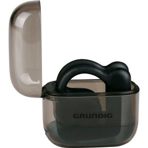 Grundig Draadloze Oordopjes OWS Bluetooth - Oortjes Draadloos met Oplaadcase USB-C - Earbuds In-Ear met 4 Uur Speeltijd - Zwart