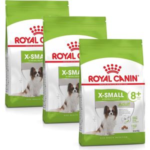 Royal Canin X-Small Adult 8plus - Hondenvoer - 3 x 1.5 kg