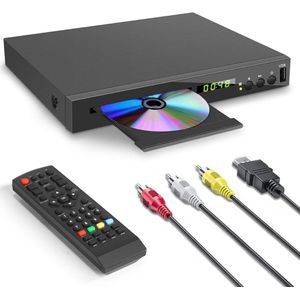 DVD Speler met HDMI - Blu Ray Spelers - Externe DVVD Speler - Zwart