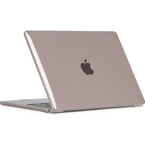 Mobigear Laptophoes geschikt voor Apple MacBook Air 15 Inch (2023-2024) Hoes Hardshell Laptopcover MacBook Case | Mobigear Glossy - Grijs - Model A2941