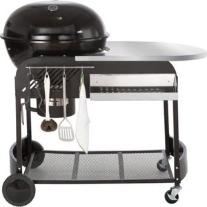 Barbecue - Met Tafel - BBQ - Houtskoolgrill - Verrijdbaar - 101 CM Hoog - 53 CM Grill