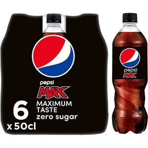 Pepsi Cola Max 6 petflesjes x 50 cl