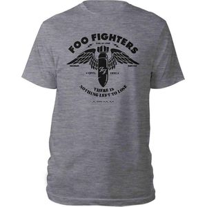 Foo Fighters - Stencil Heren T-shirt - M - Grijs