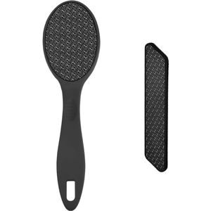 Pedicureset voor Thuis - Professionele Eeltverwijderaar van Nano-glas, Wasbaar en Herbruikbaar, Zwart