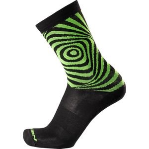 Nalini - Unisex - Fietssokken Winter - Warme Wielrensokken - Thermo - Zwart - Geel - NEWCOOLMAXSOCKS - L/XL