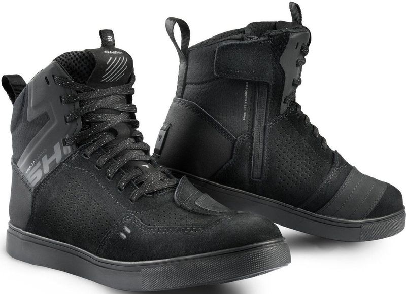 SHIMA Rebel Vented 2.0 Zwart Perforated Motorschoenen - Maat 41 - Laars
