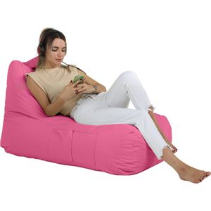 Trendy Zitzak, Lounge kussen, Bean Bag ,Zitzakstoel, Roze,met Vulling ,Volwassenen & Kinderen