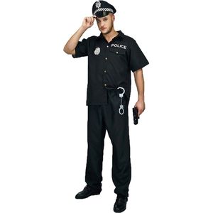 Politie verkleedkleren - Politiepak - Politie kostuum - Carnavalskleding - Carnaval kostuum - Heren - One Size