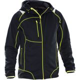 Jobman 5150 Hoodie Vision - Zwart/Geel - Capuchonvest