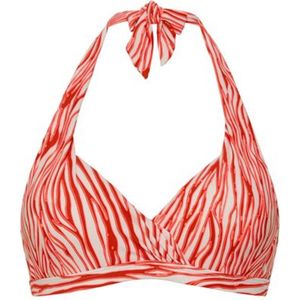 Beachlife Bikinitop - Neon Zebra - Maat 36C