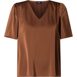 YEST Pippa Essential Tops - Copper Brown - maat 34