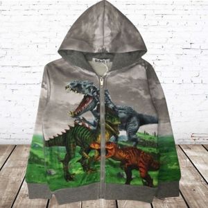 Gaaf vest met dino H170 -s&C-98/104-Jongens vest