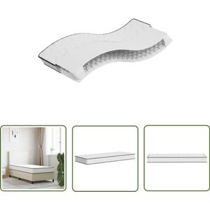 The Living Store Binnenveringmatras middelhard 90x190 cm Single Size - Binnenveringmatras - Matras - Single Size - 90x190 Cm - Medium Hard