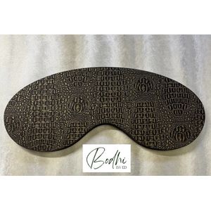 Bodhi by Ed - Dienblad - Rond - Decoratie - 50x22 cm - Brons - Croco - Leer