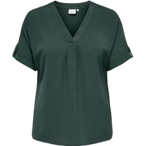 ONLY CARMAKOMA - Top - V-Hals - Geplooid Detail - Regular Fit