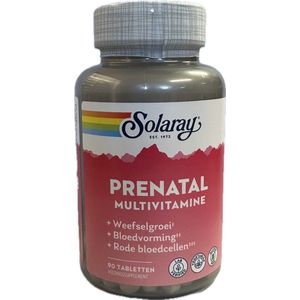 Solaray Prenatal Multivitamine 90 Tabletten