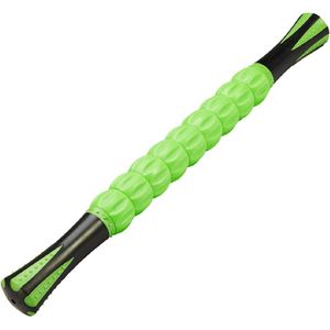 Massageroller spierroller stick 45 cm met ergonomische handgrepen ultradraagbaar massageapparaat voor myofasciale release, triggerpunttherapie, fysische therapie, zelfmassage en lichaamsherstel