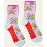 Oilily - Mariposa calf socks - Paars - 23-25
